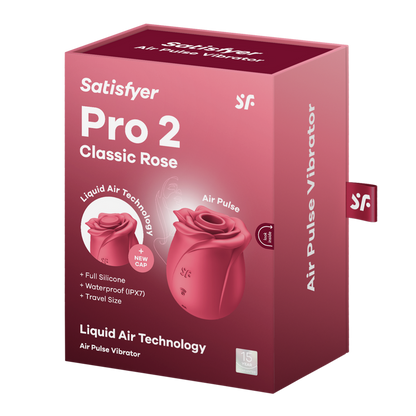 Pro 2 - Classic Rose - Air Pulse Vibrator Rot - 0