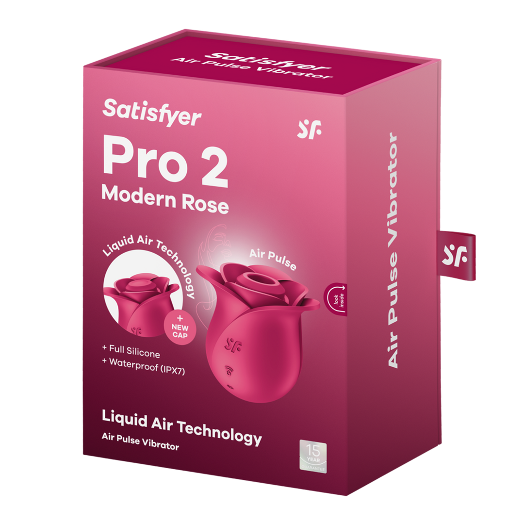 Pro 2 - Modern Rose - Air Pulse Vibrator Rot - 0