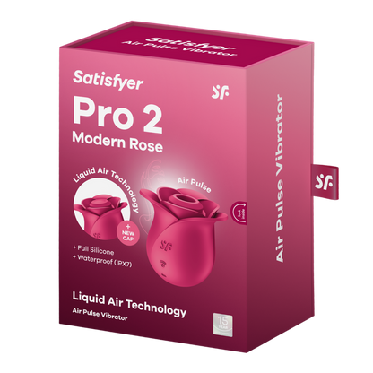 Pro 2 - Modern Rose - Air Pulse Vibrator Rot - 0