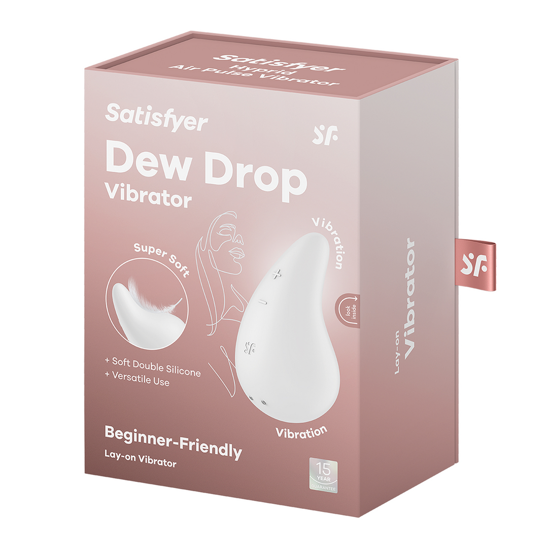 Dew Drop - Lay-on Vibrator - Wit Weiß - 1