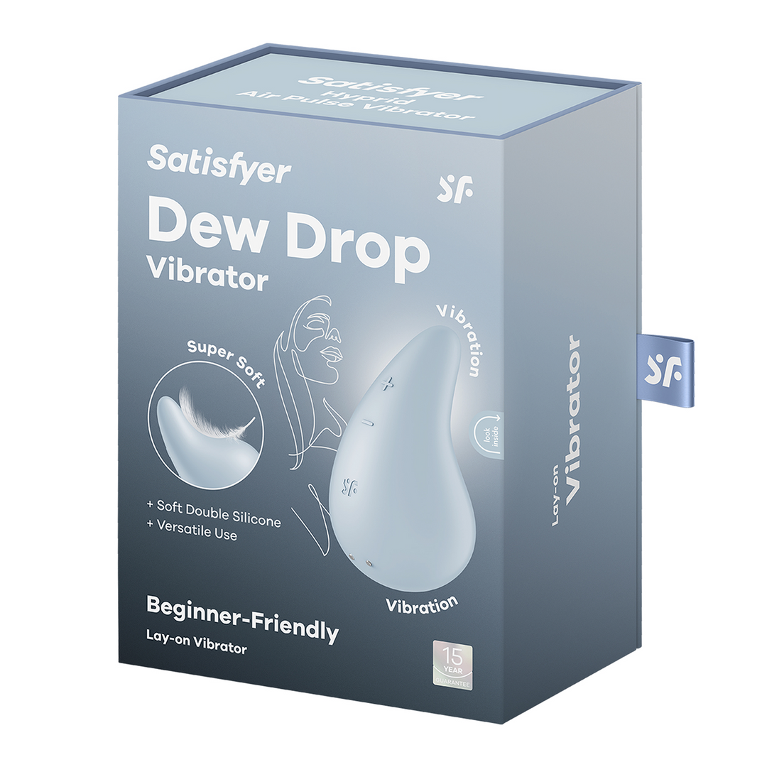 Dew Drop - Lay-on Vibrator - Blauw Blau - 5