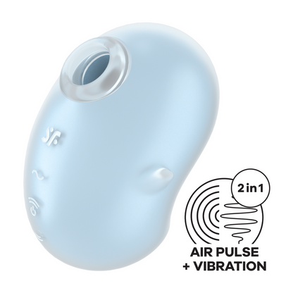 Cutie Ghost - Air Pulse Vibrator - Blauw Blau - 5