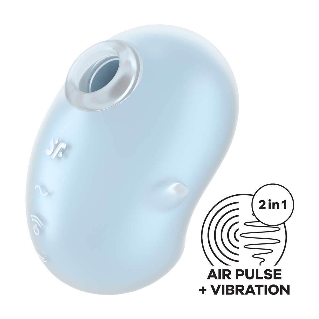 Cutie Ghost - Air Pulse Vibrator - Blauw Blau - 2