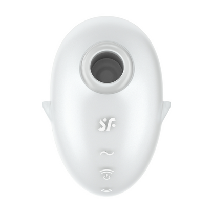 Cutie Ghost - Air Pulse Vibrator - Wit Weiß - 1