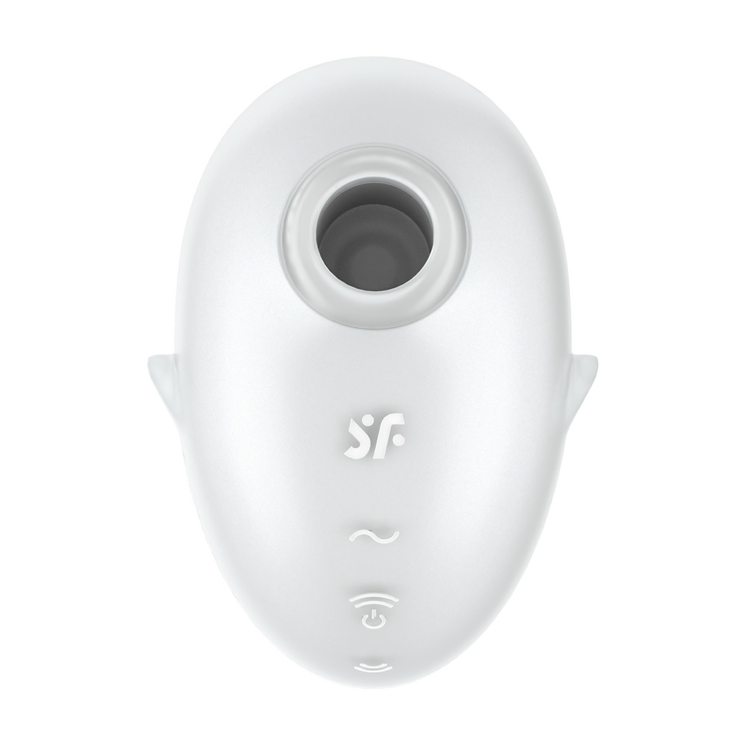 Cutie Ghost - Air Pulse Vibrator - Wit Weiß - 3
