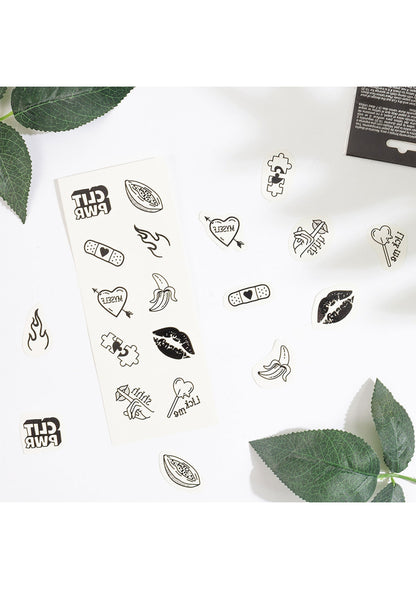 Candy Chic Temporary Tattoo BLACK - 4