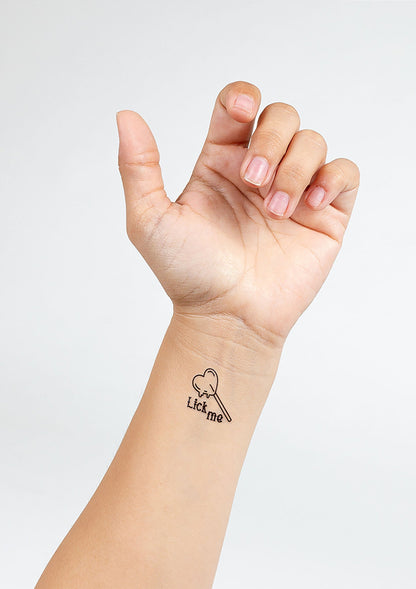 Candy Chic Temporary Tattoo BLACK - 2
