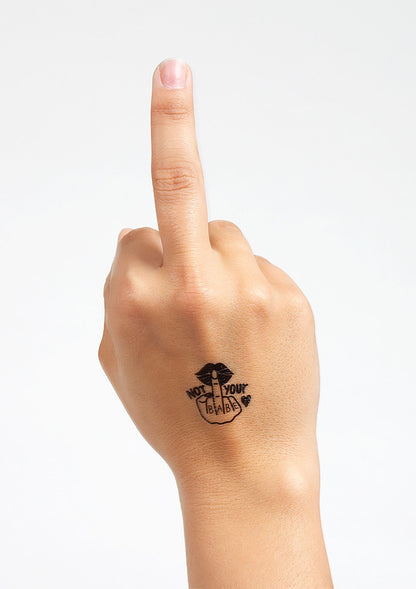 Spicy Chic Temporary Tattoo BLACK - 0
