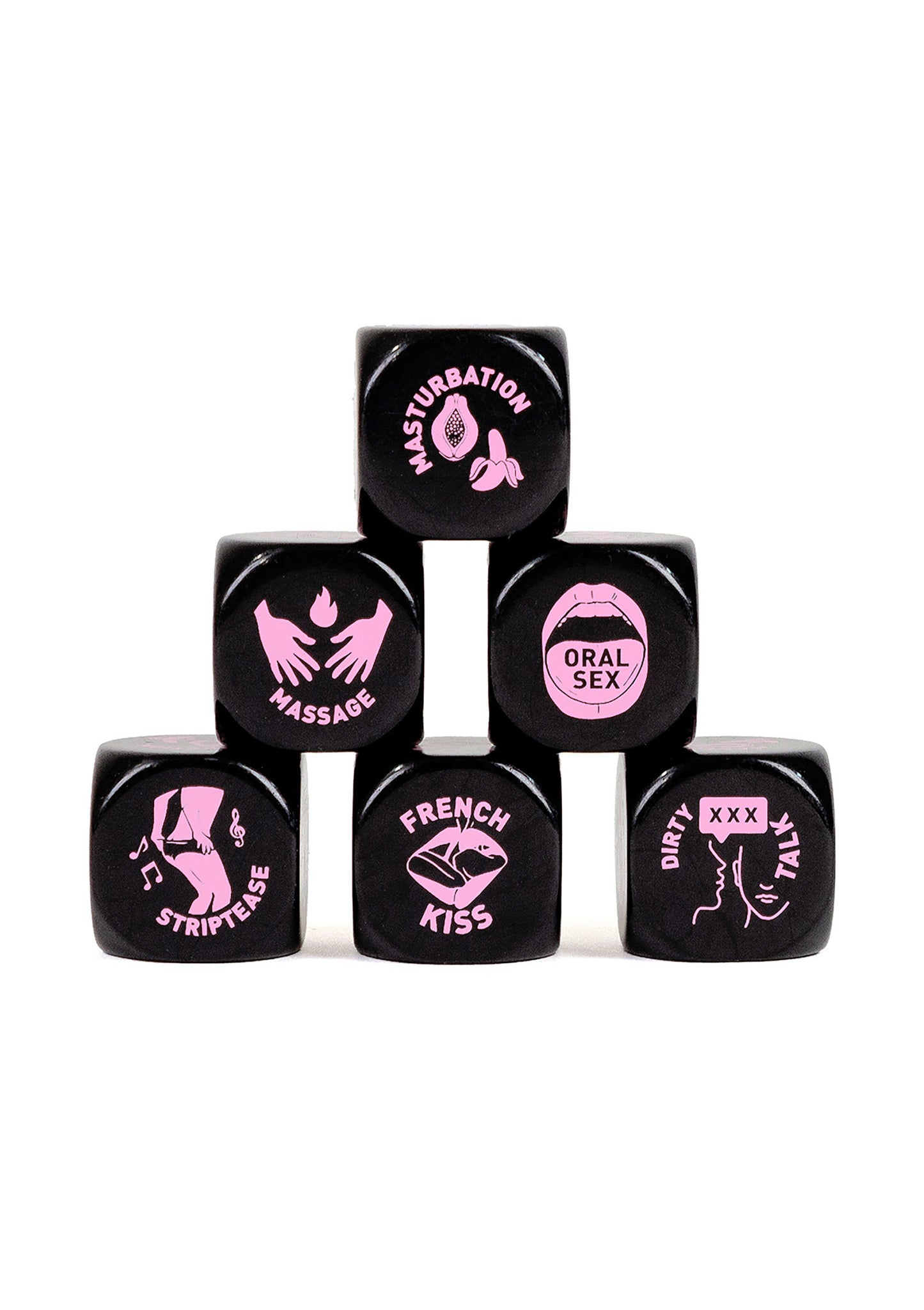 Secret Play Foreplay Dice 1 Pcs BLACK - 1
