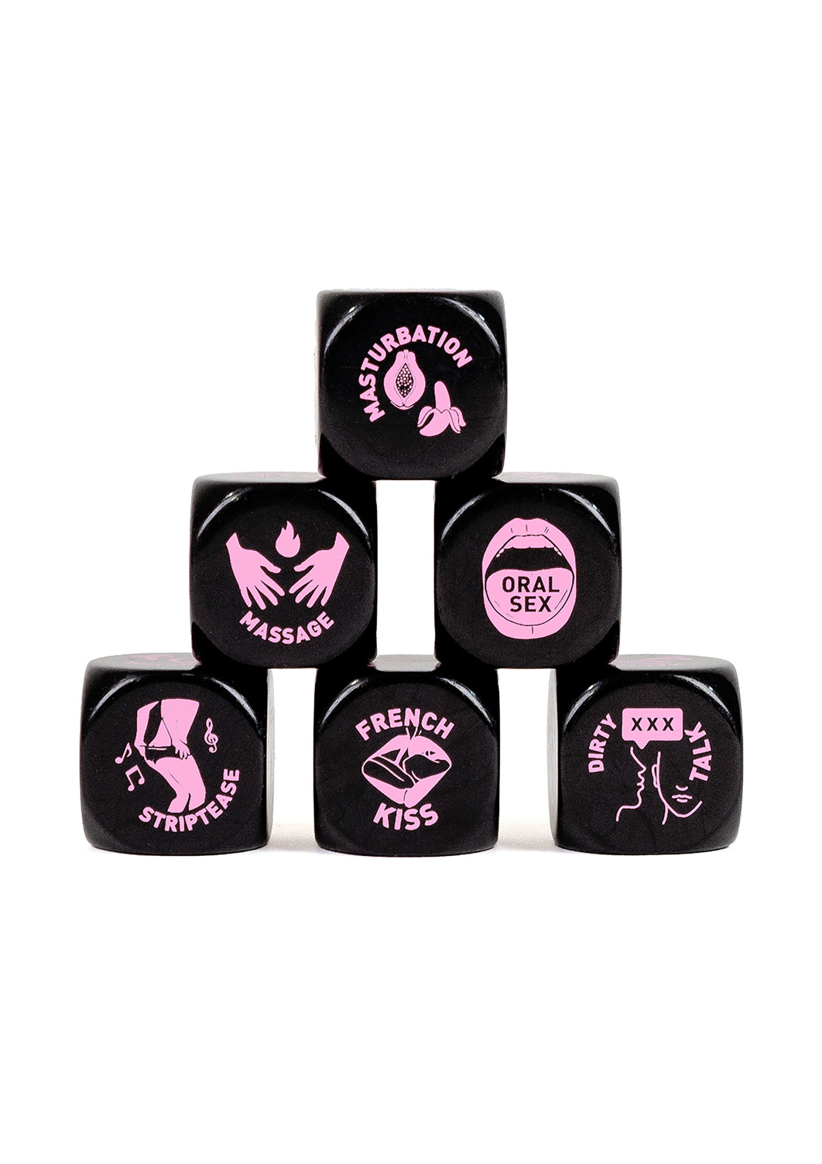 Secret Play Foreplay Dice 1 Pcs BLACK - 1