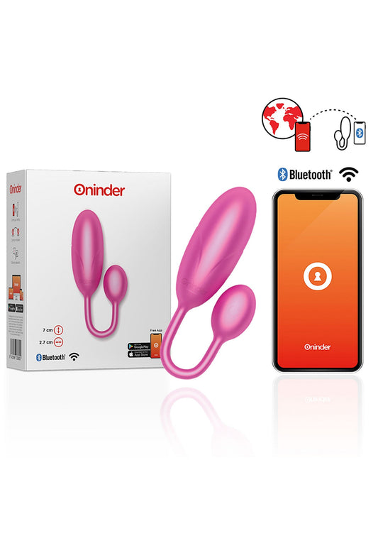 Oninder Denver Vibrating Egg + App - Pink
