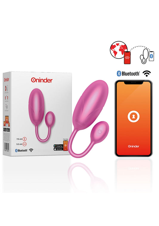 Oninder Tokyo Vibrating Egg + App - Pink