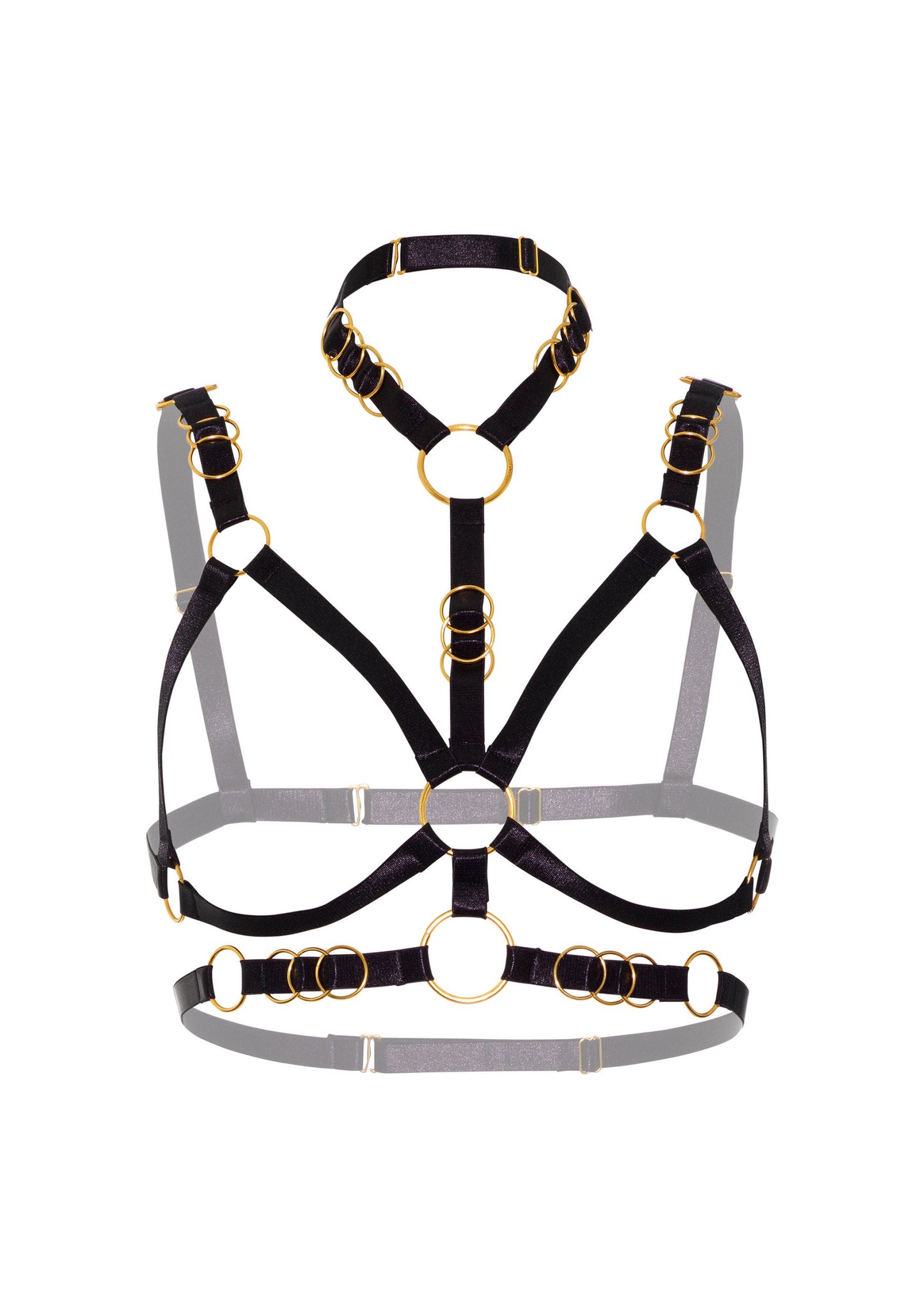 Kinky Diva Open Cup Bra Deluxe BLACK O/S - 1