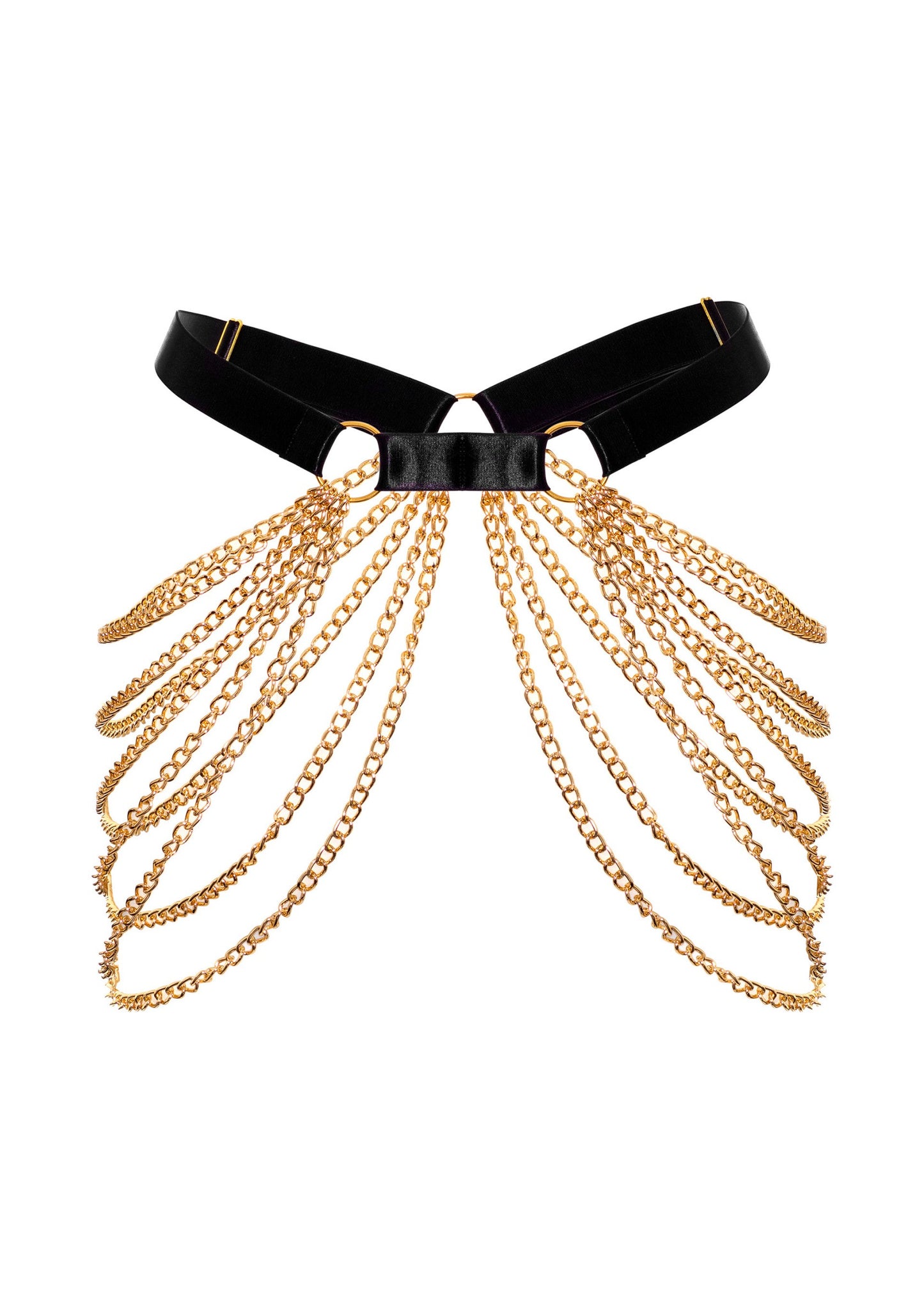 Kinky Diva Luxury Chain Belt BLACK O/S - 7