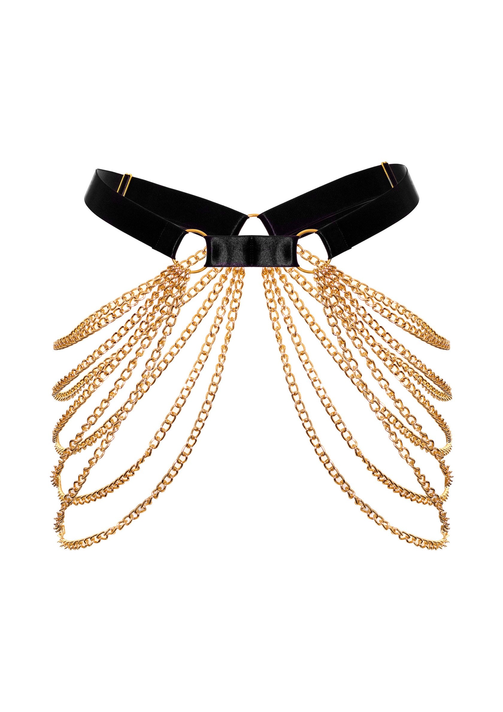 Kinky Diva Luxury Chain Belt BLACK O/S - 7