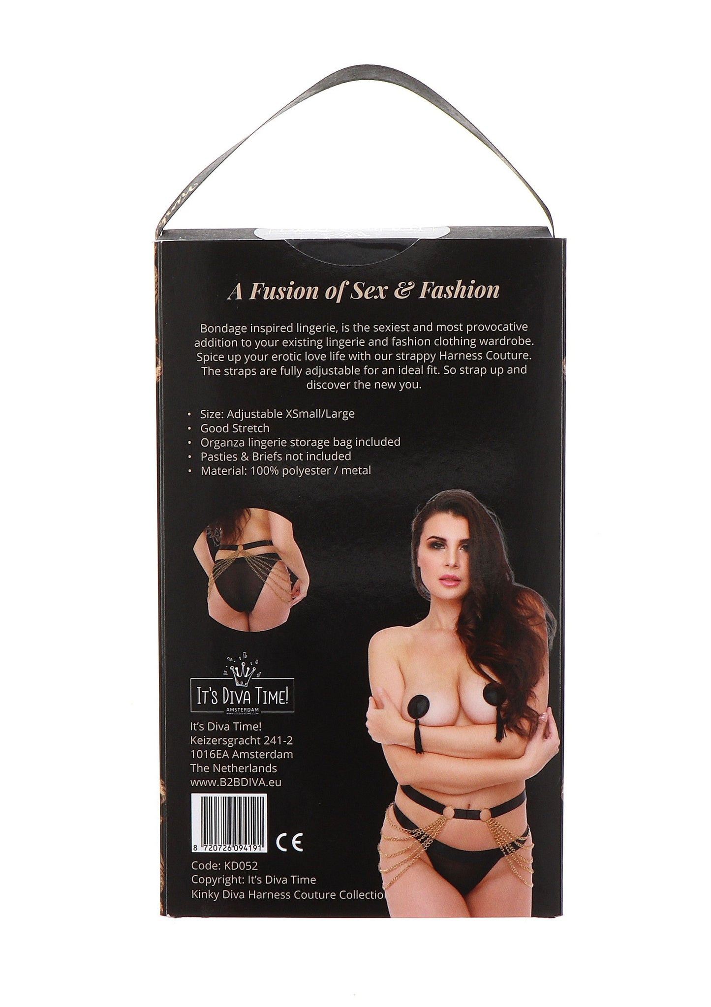 Kinky Diva Luxury Chain Belt BLACK O/S - 8