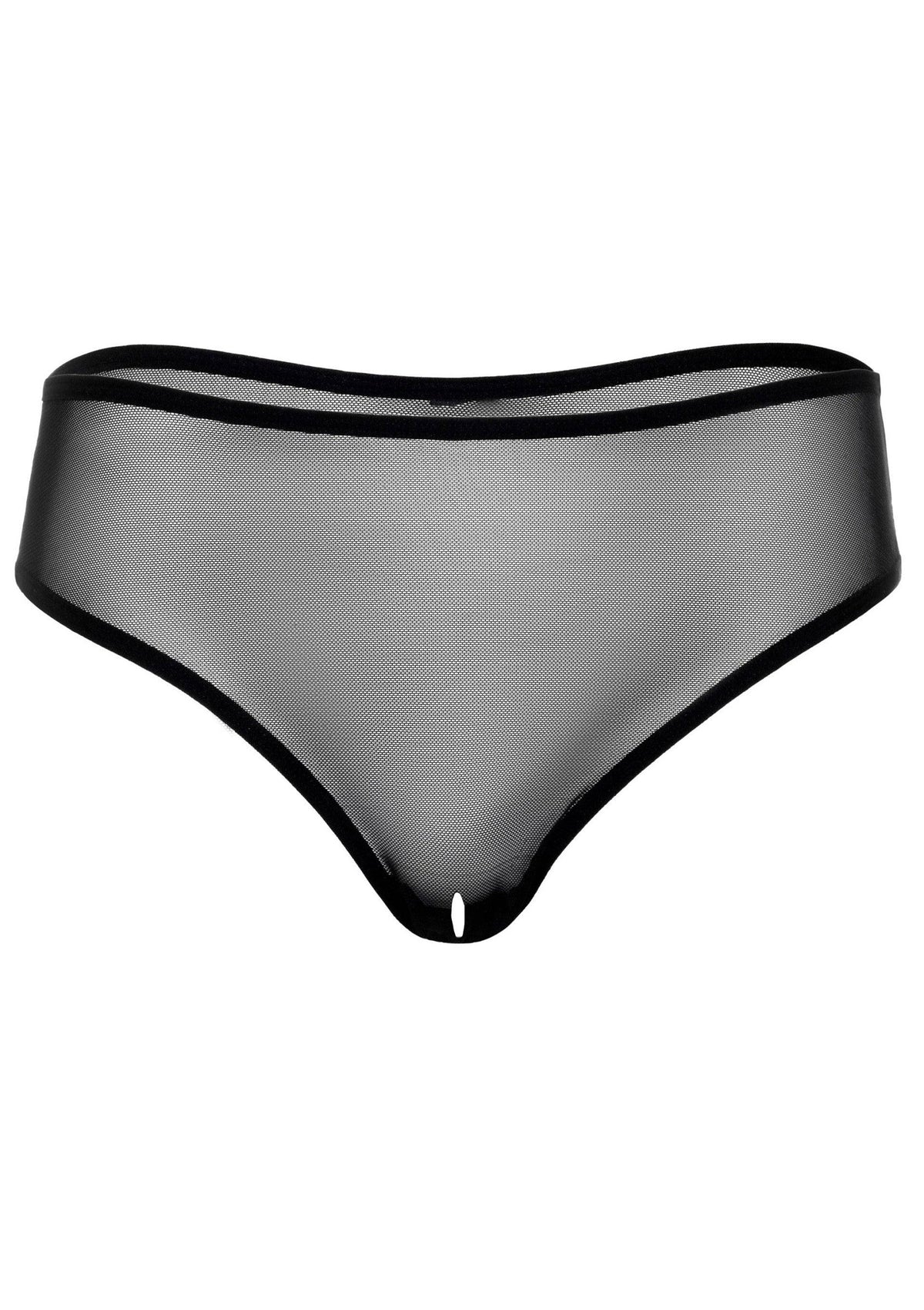 Alexa crotchless mesh panty BLACK S/M - 3
