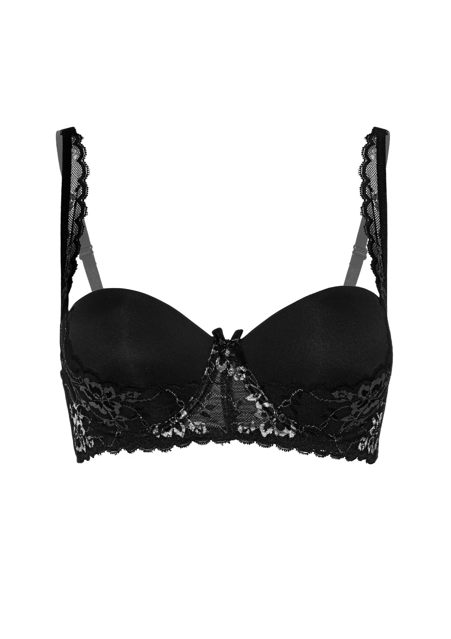 Daring Intimates Mix & Match Balconette push-up lace bra BLACK 75B - 8