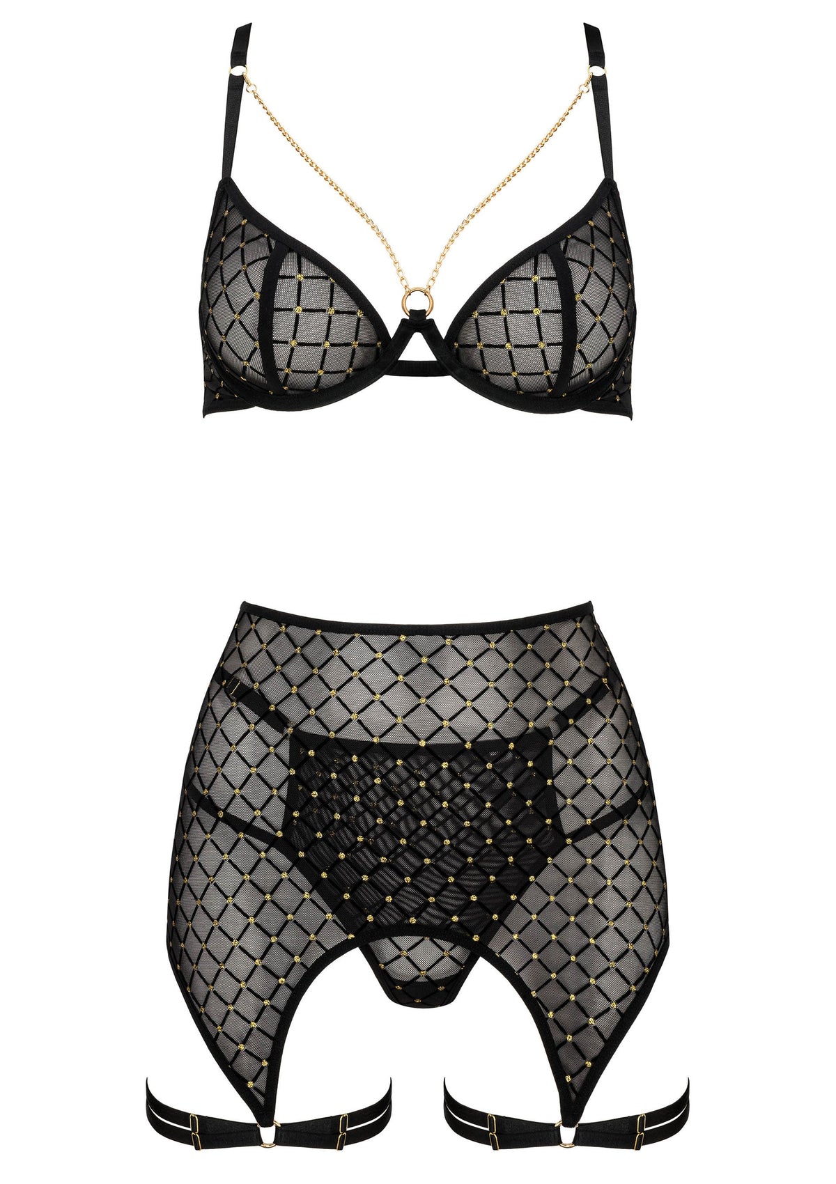3 Pcs Set THP101 BLACK L/XL - 2