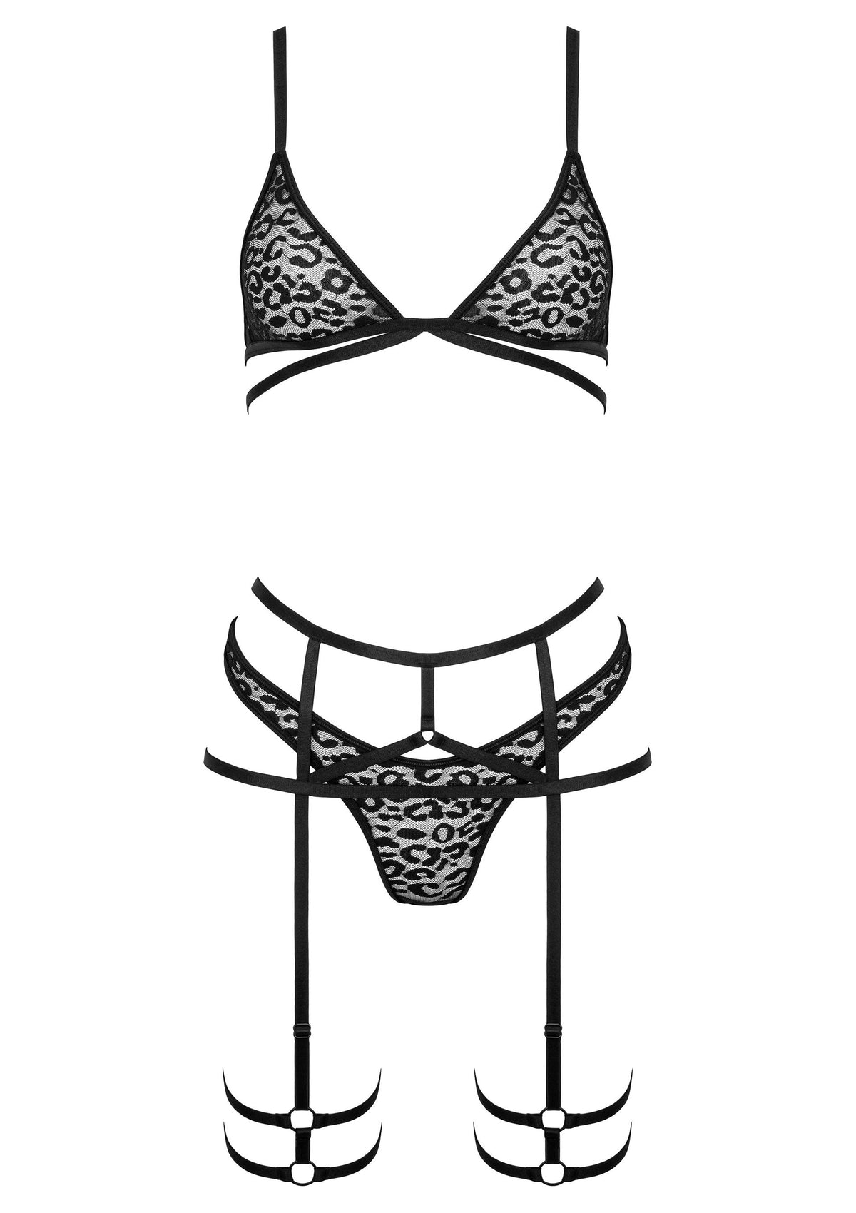 3 Pcs Set THP106 BLACK L/XL - 3