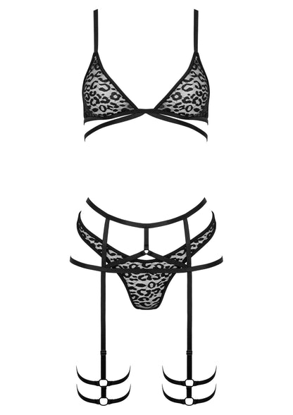 3 Pcs Set THP106 BLACK L/XL - 3