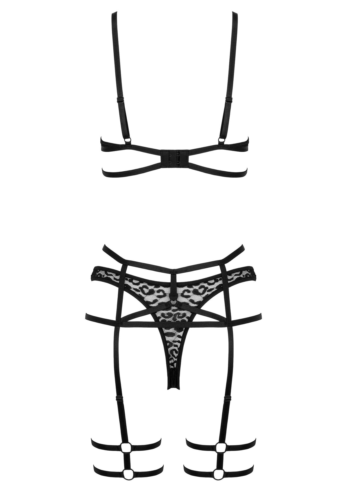 3 Pcs Set THP106 BLACK L/XL - 0