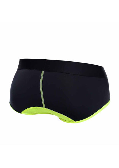 MaleBasics Neon Brief YELLOW S - 3