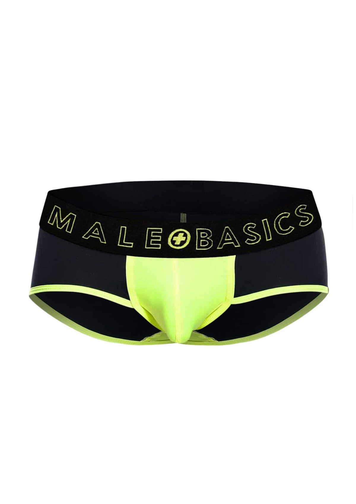 MaleBasics Neon Brief YELLOW S - 4