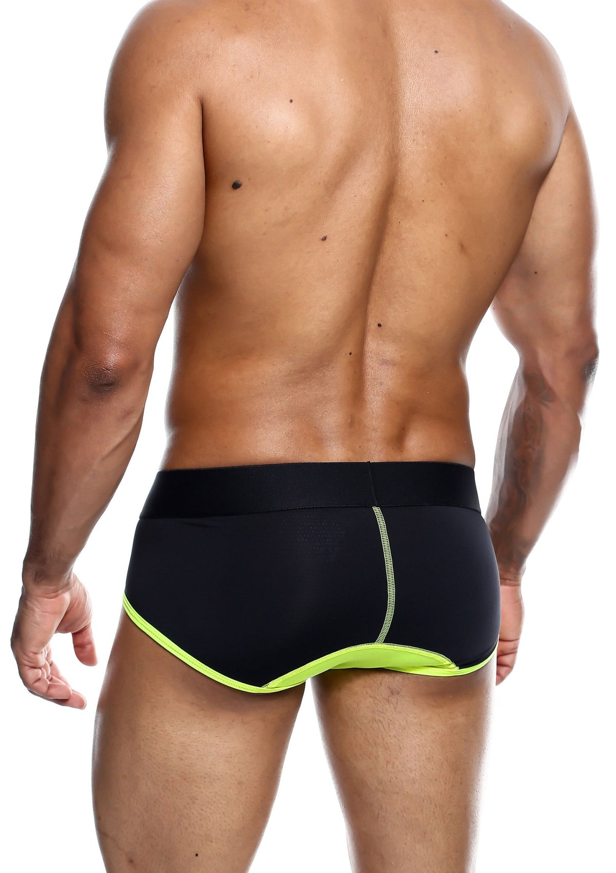 MaleBasics Neon Brief YELLOW S - 7