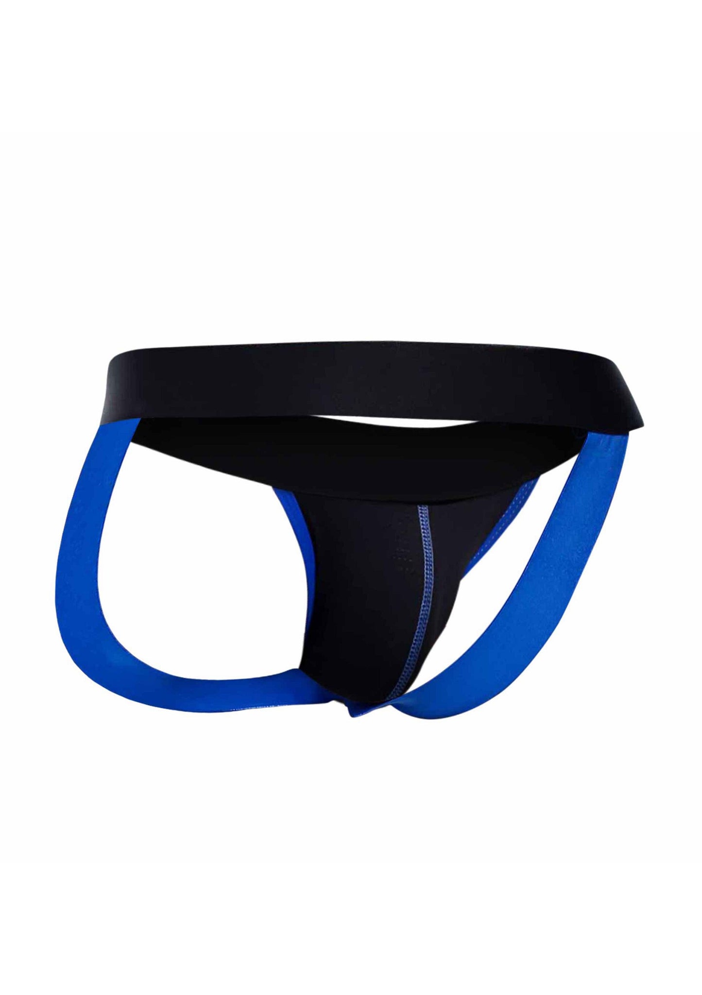 MaleBasics Neon Jock BLUE S - 4