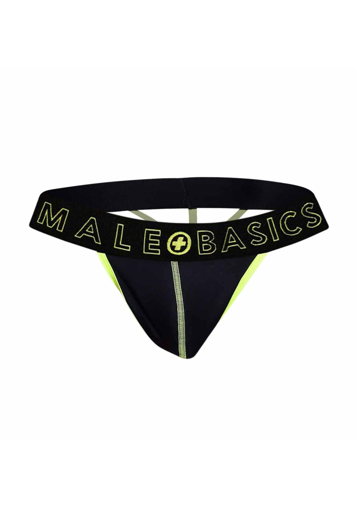 MaleBasics Neon Thong YELLOW S - 4