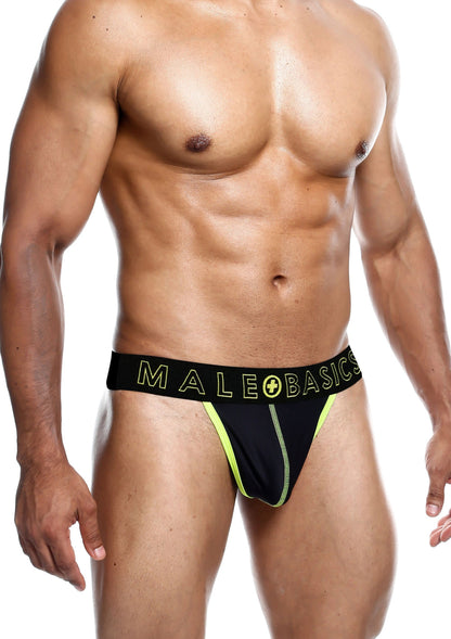MaleBasics Neon Thong YELLOW S - 0