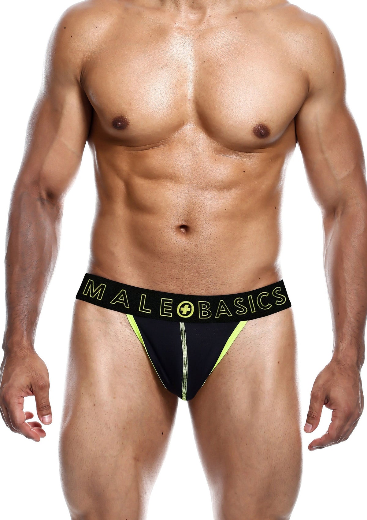 MaleBasics Neon Thong YELLOW S - 5