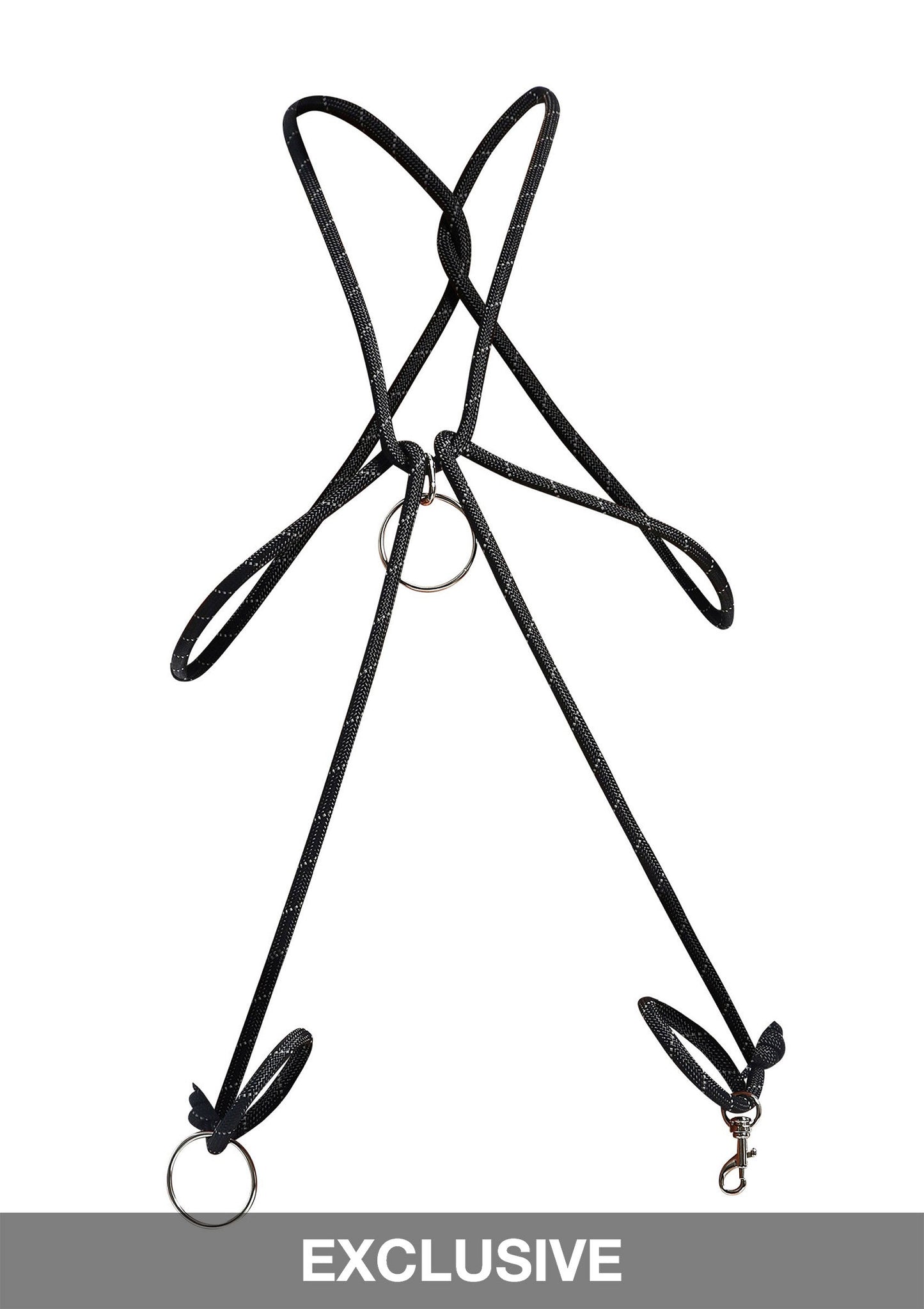 DNGEON Cock Ring Rope BLACK O/S - 1396