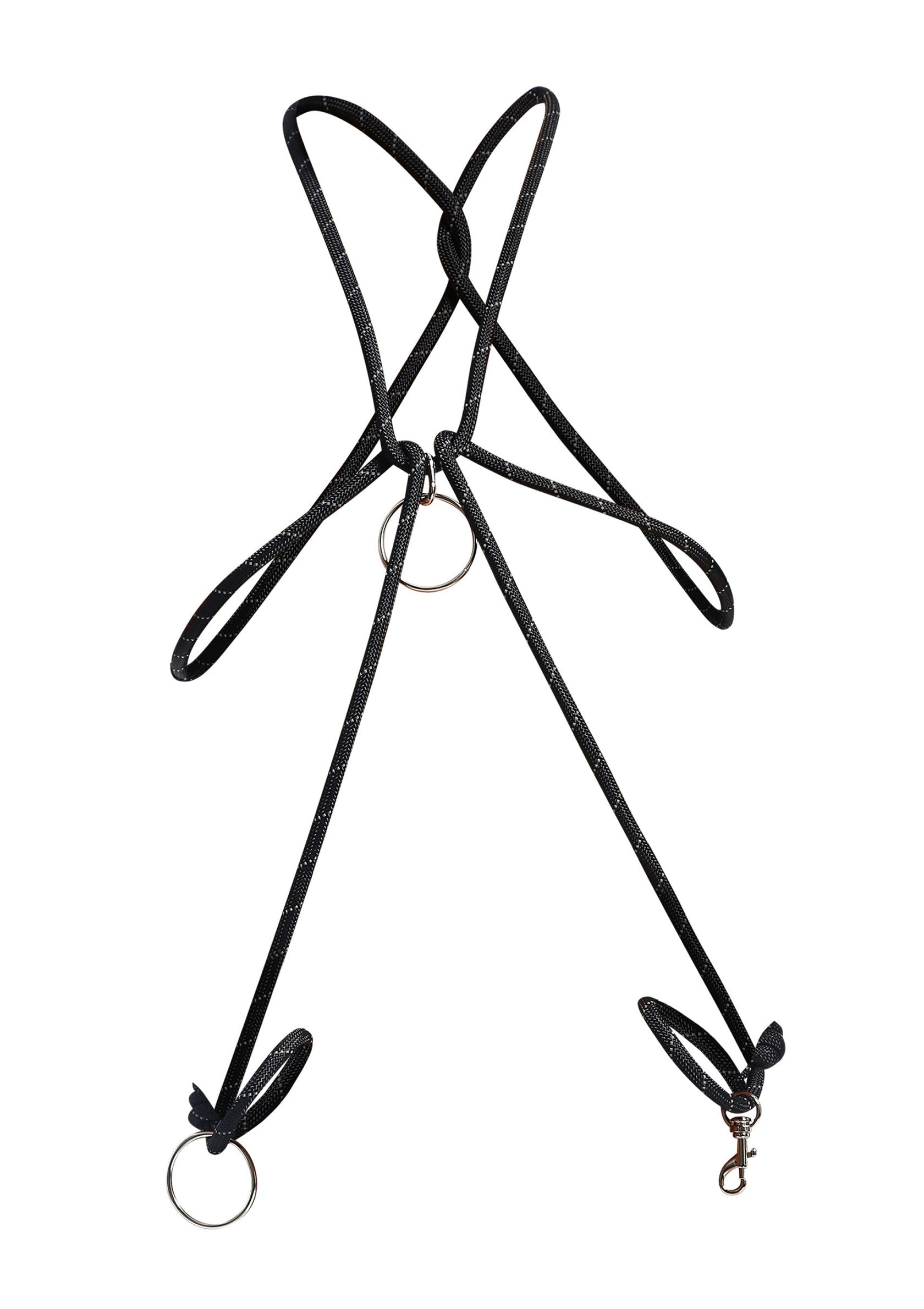 DNGEON Cock Ring Rope BLACK O/S - 0