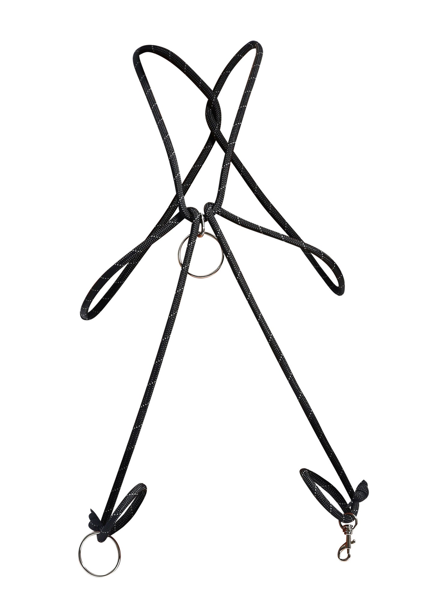 DNGEON Cock Ring Rope BLACK O/S - 1