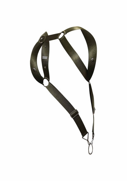DNGEON Straigh Back Harness GREEN O/S - 7