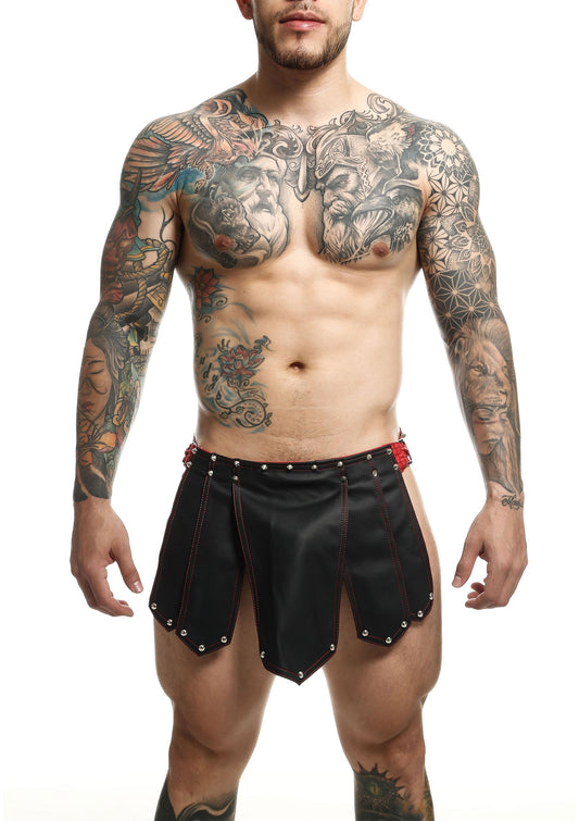 MOB Eroticwear Dngeon Roman Skirt - Black