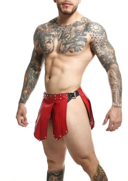 DNGEON Roman Skirt RED O/S - 0
