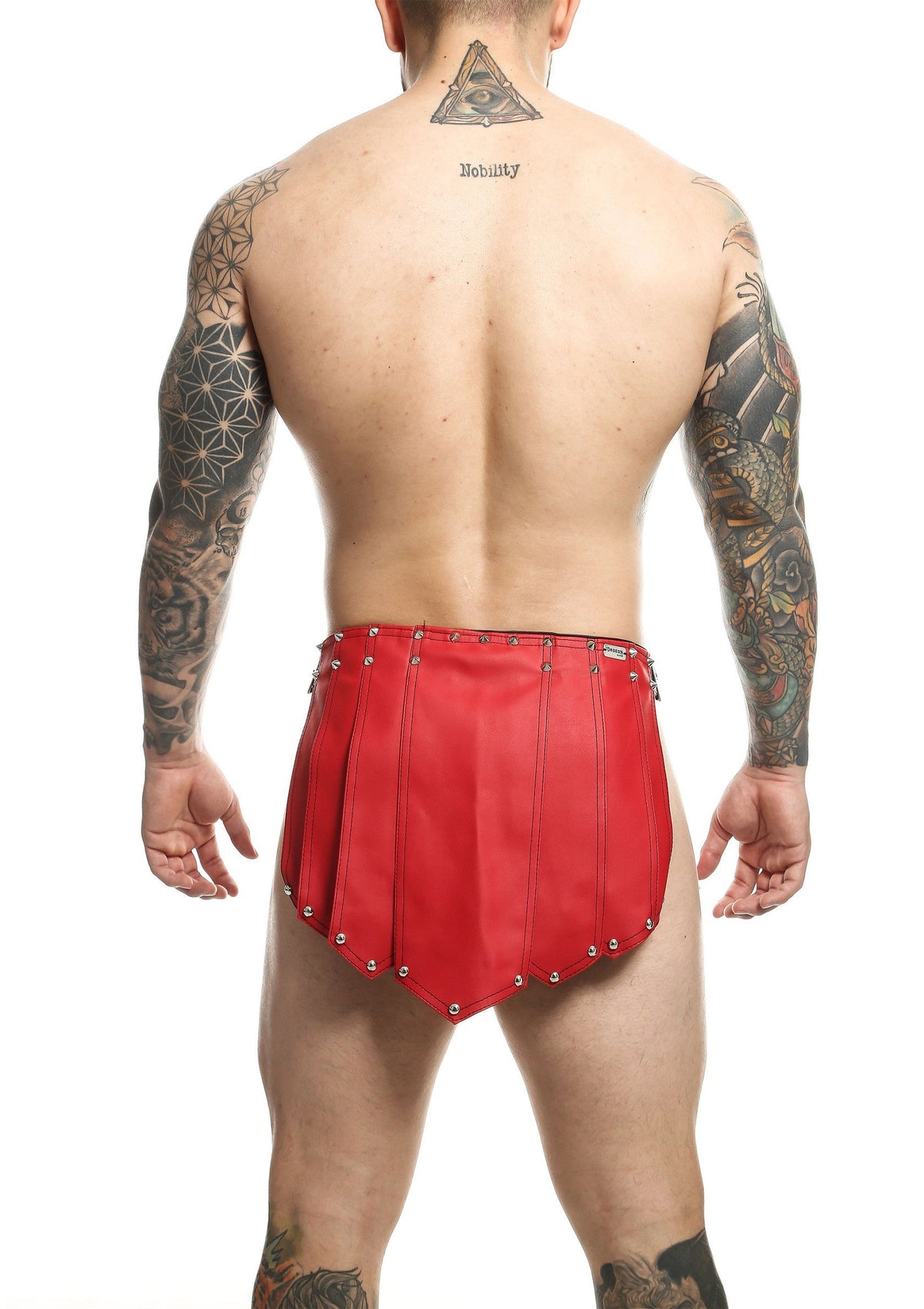 DNGEON Roman Skirt RED O/S - 3