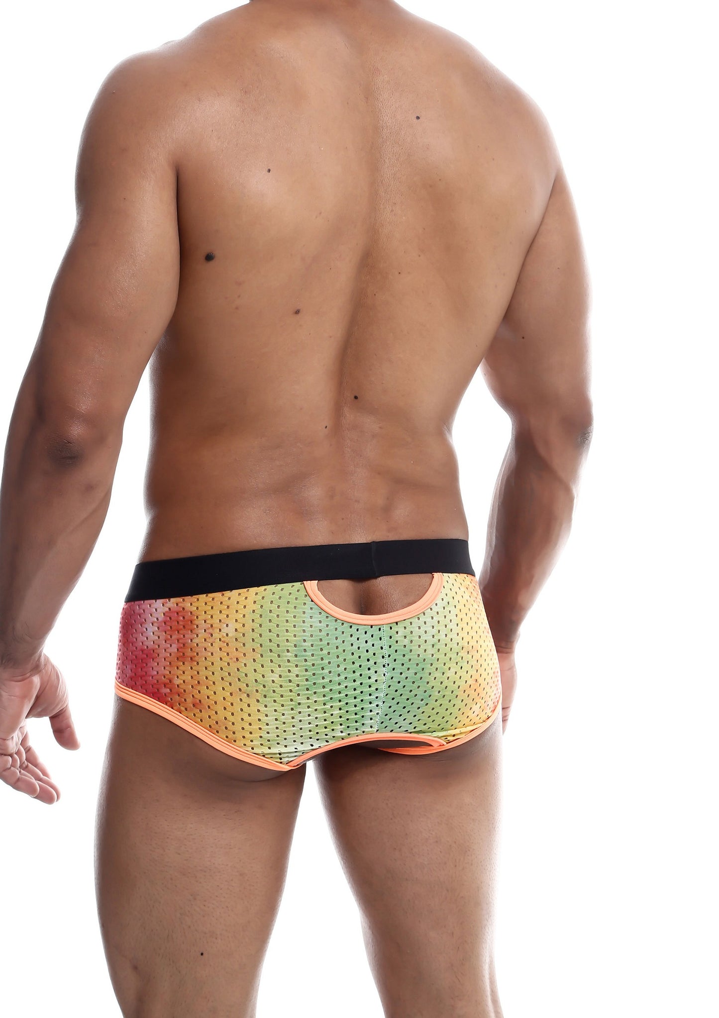 MOB Eroticwear Aero Brief ORANGE S - 6