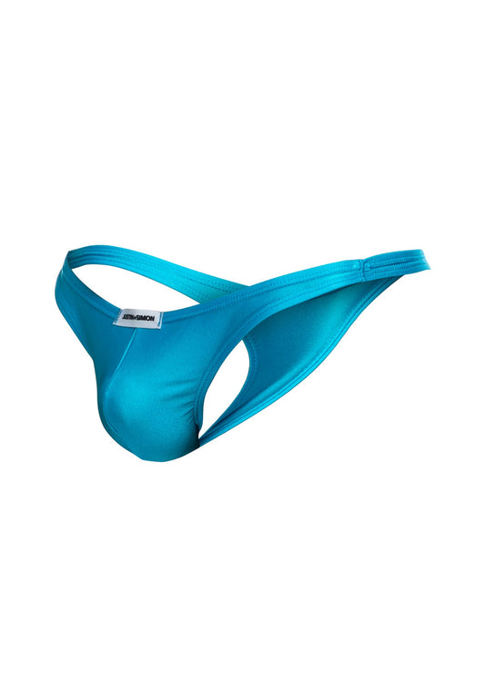 Justin+Simon Classic Tanga - Aqua