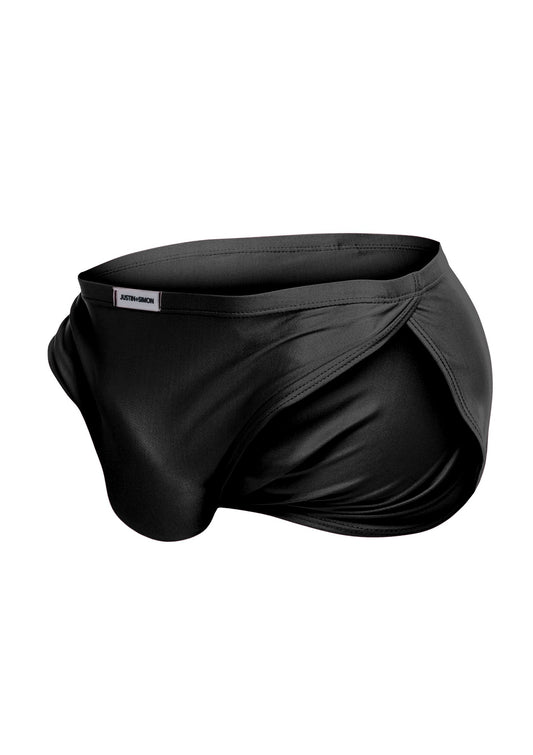 Justin+Simon Running Short - Black