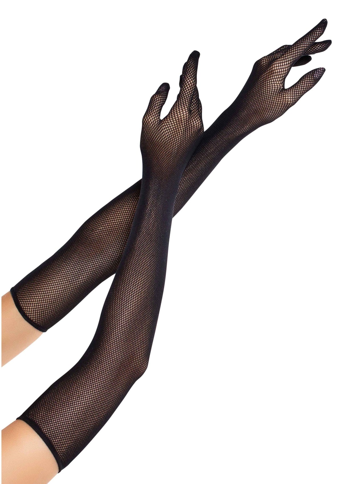 Opera Length Fishnet Gloves BLACK O/S - 0