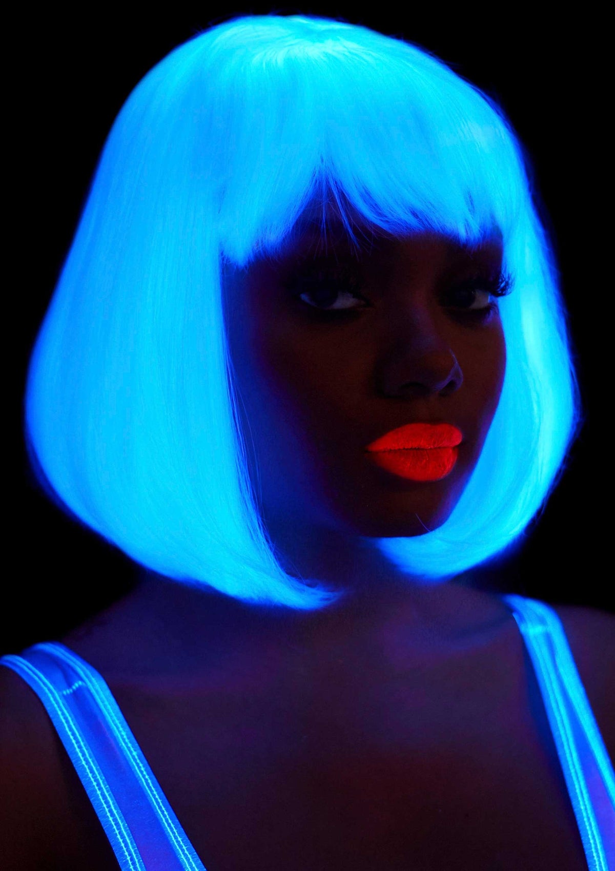 Pearl Short Natural Bob Wig WHITE O/S - 2