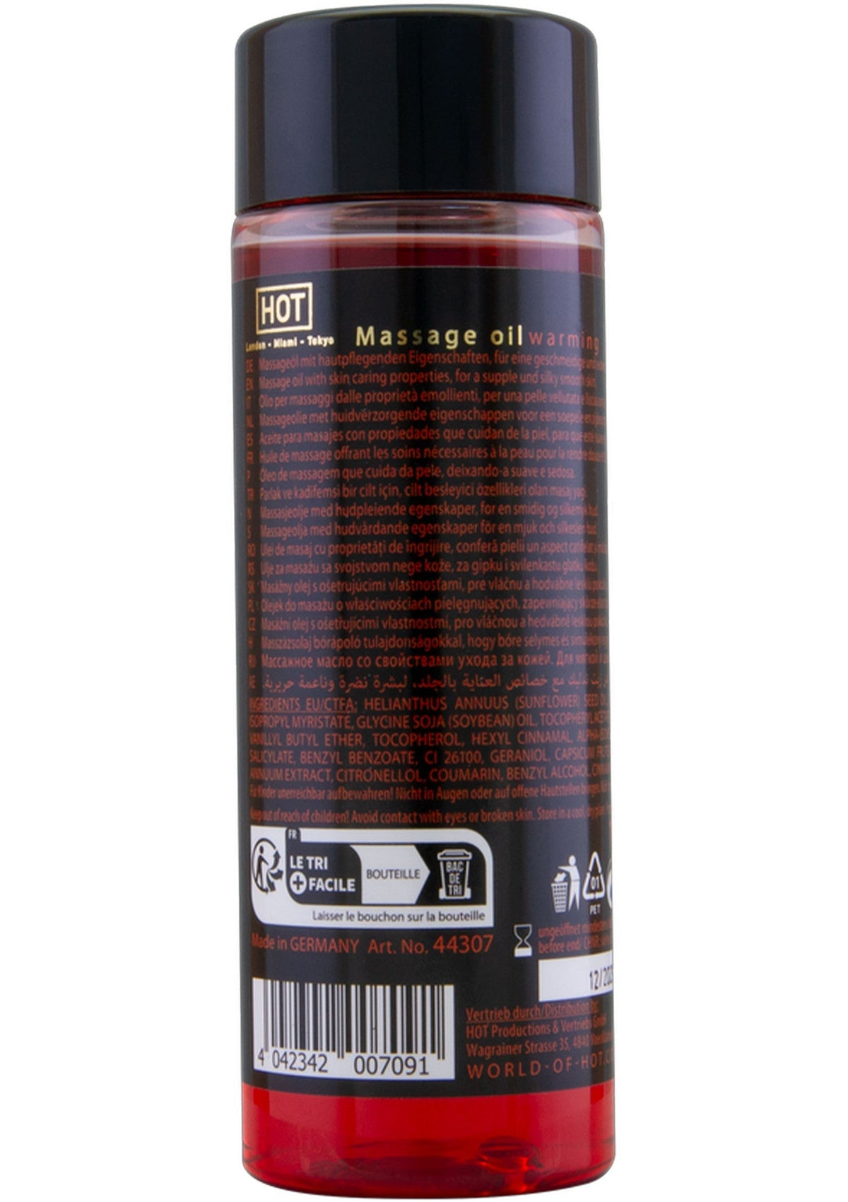 Massage Oil 100 ml WARMING 100 - 1