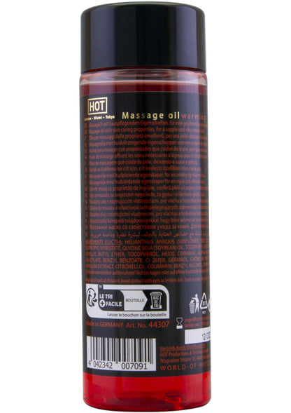 Massage Oil 100 ml WARMING 100 - 1