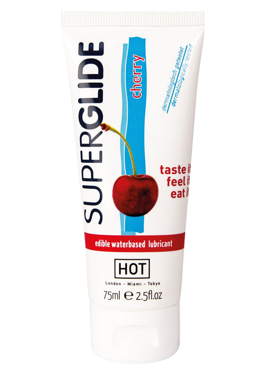 HOT Edibles Superglide Lube 75ml - Cherry