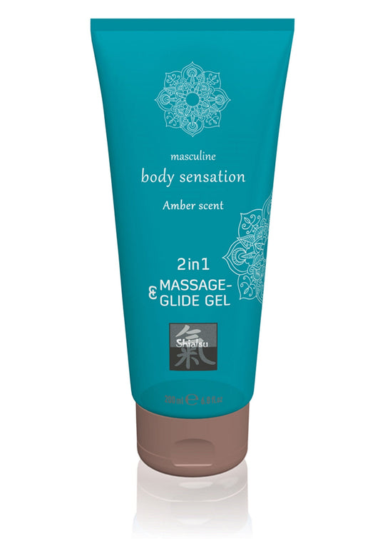 Shiatsu 2 in 1 Massage & Glide Gel - Amber