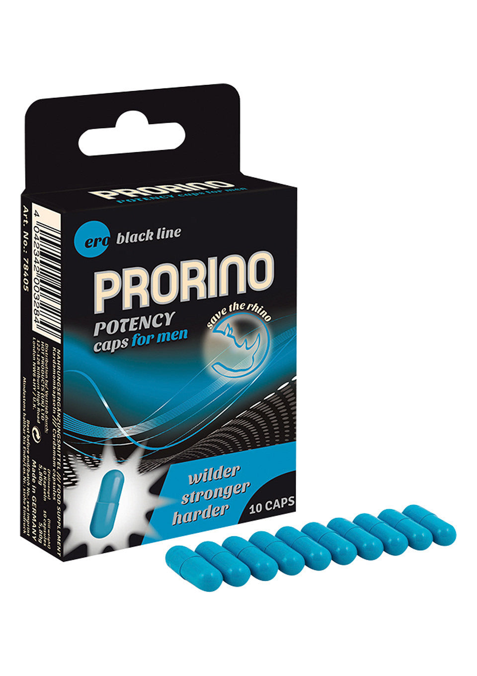 Prorino Potency Caps For Men 10 pcs NATUREL - 0